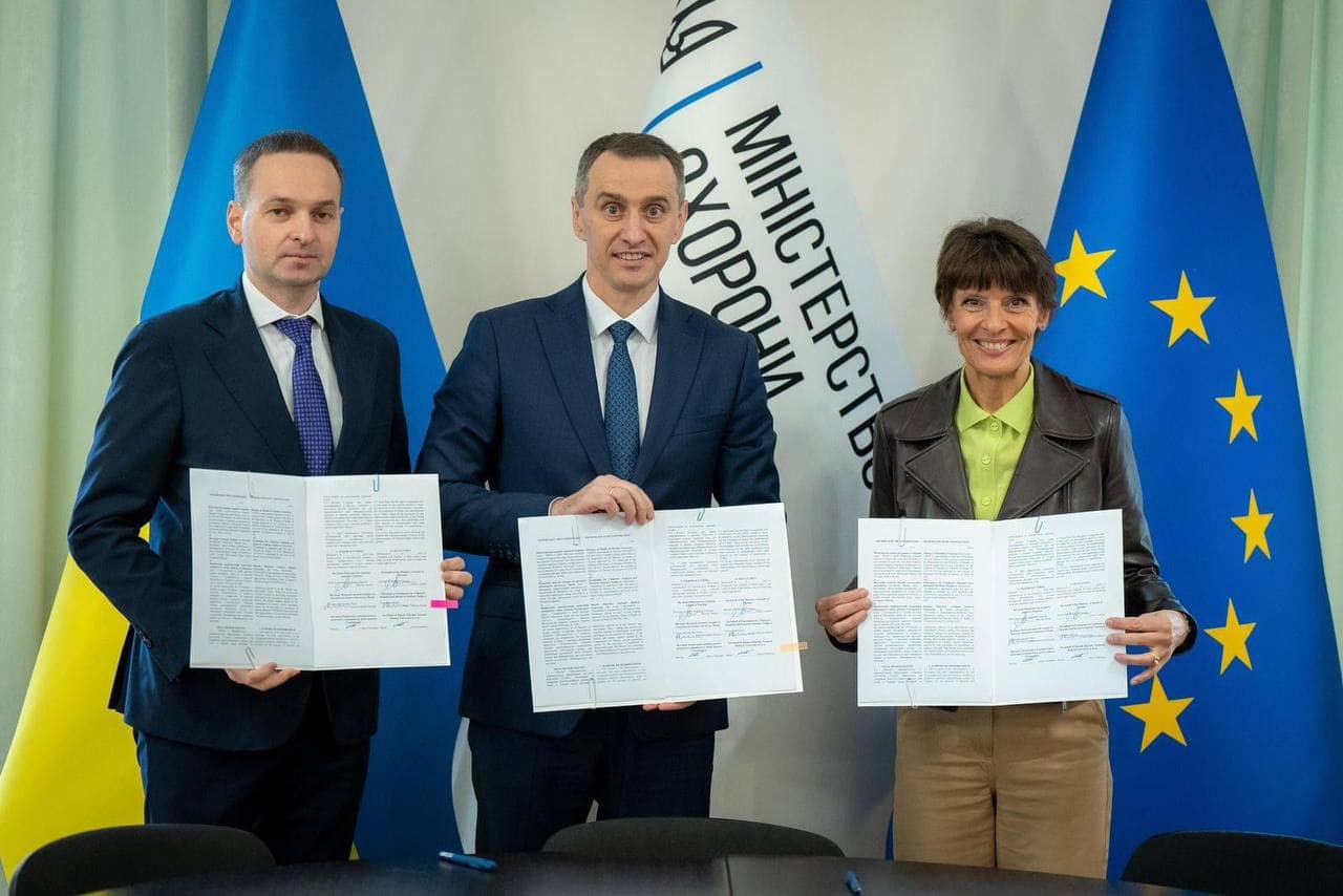 Міністерство охорони здоров'я України, Фундація дитячої лікарні та науково-дослідного інституту Надія та Львівський національний медичний університет ім. Данила Галицького підписали меморандум про співпрацю
