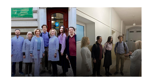 A working meeting between the Head of the LNMU-RDA Project Office and the Professor of Radboud University