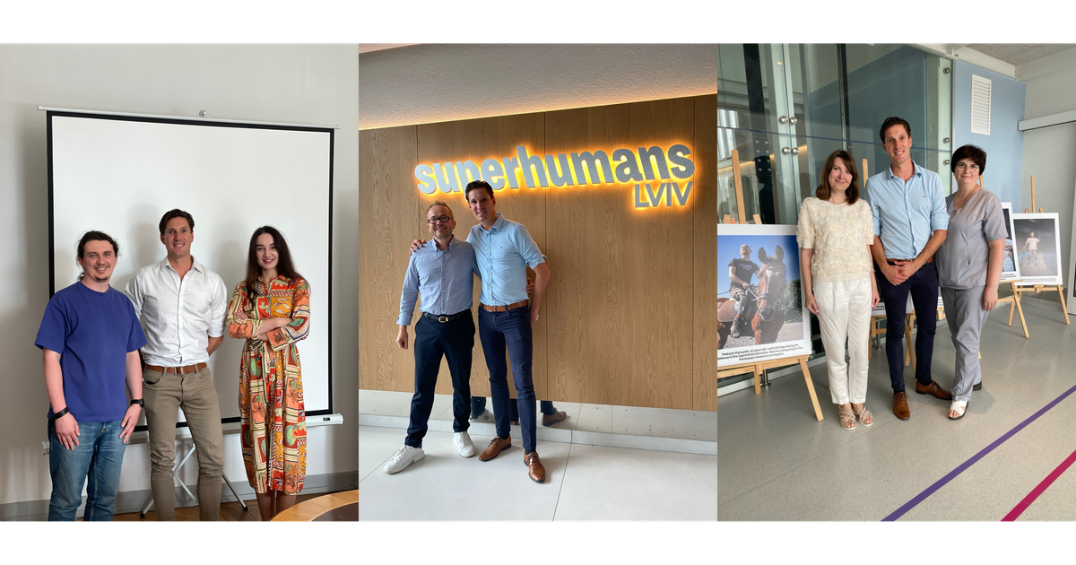 Візит професора 3D-технологій в охороні здоров'я Медичного центру Радбодського університету до ЛНМУ та "Superhumans"