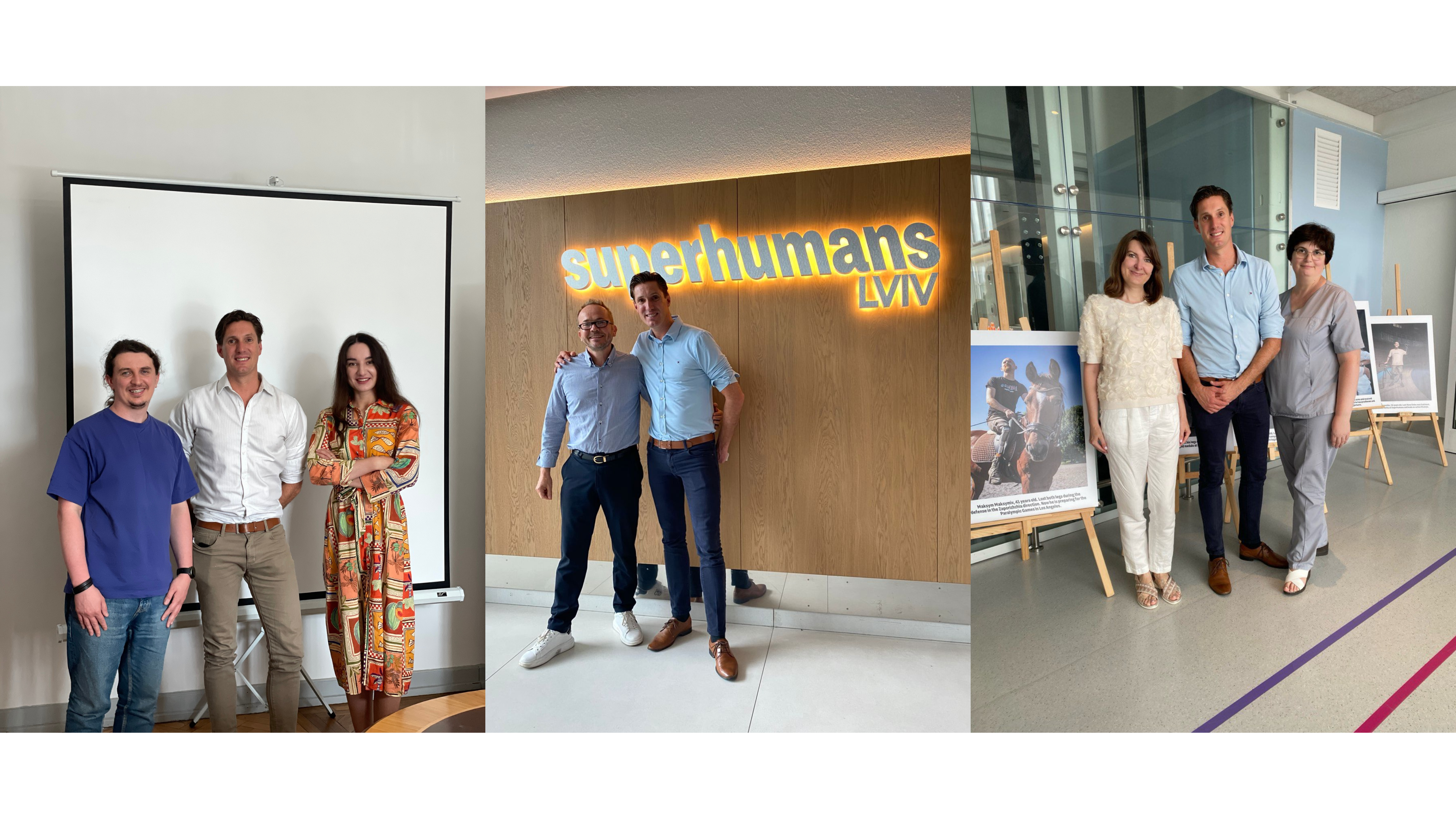 Візит професора 3D-технологій в охороні здоров'я Медичного центру Радбодського університету до ЛНМУ та "Superhumans"